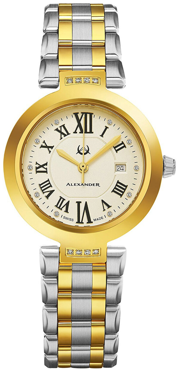 Alexander Damklocka AD203B-02 Monarch Champagnefärgad/Gulguldtonat