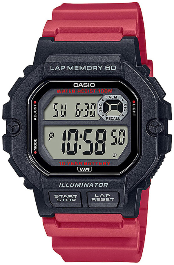 Casio Herrklocka WS-1400H-4AVEF Sport LCD/Resinplast