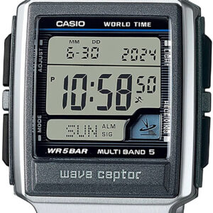 Casio Herrklocka WV-59RD-1AEF Wave Ceptor LCD/Stål