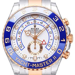 Rolex Herrklocka 116681-0002 Yacht-Master II Vit/18 karat roséguld