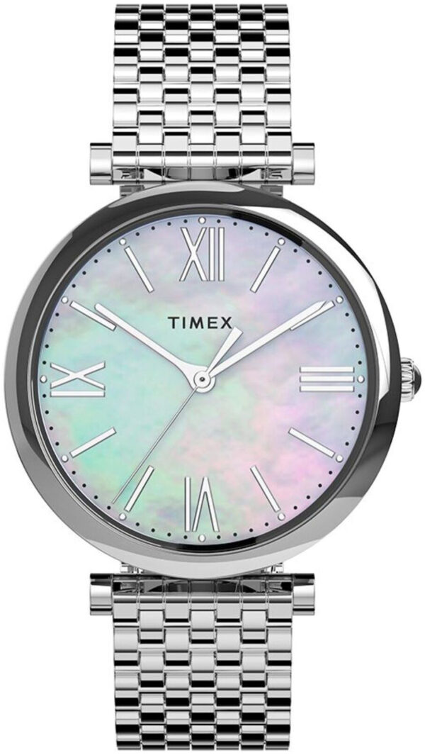 Timex Damklocka TW2T79300 Vit/Stål Ø35 mm